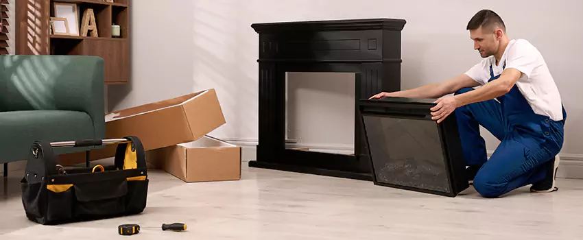 Old Rusted Metal Fireplace Repair And Replacement in Lansdale, PA